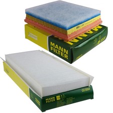 MANN-FILTER Filtersatz Innenraumfilter Luftfilter für Ford KA 1.3i 1.6i Street