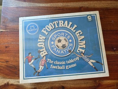Vintage Blow Football Spiel, Ginger Fox Vintage Spiel, Neu im Karton,