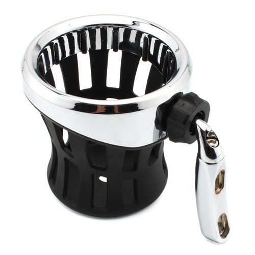 Motorcycle Handlebar Cup Holder Drink W/ Mesh Basket Mount Universal - Bild 20 von 24