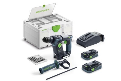 Festool 577602 Akku-Bohrhammer BHC 18 HPC 4,0 I-Plus + Bohrerset