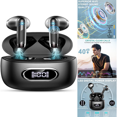Bluetooth Kopfhörer In Ear Kabellos 42H Deep Bass Noise Cancelling IP7
