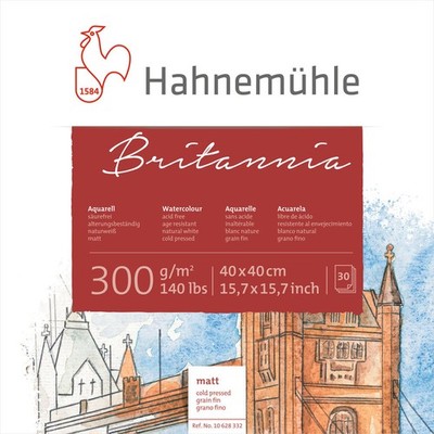 Hahnemühle Papier Britannia, 40 x 40 cm, 300 g/m²