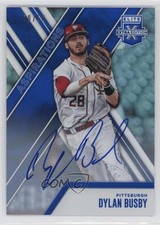 2017 Panini Elite Extra Edition Aspirations Blue /50 Dylan Busby #88 Auto 8k4
