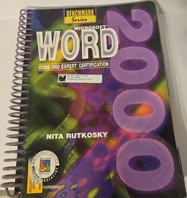 Benchmark Microsoft Word 2000 Core & Expert Cert Spiral Book+CD