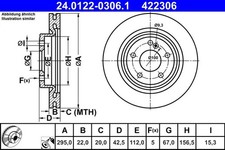 Disque de frein Mercedes 409