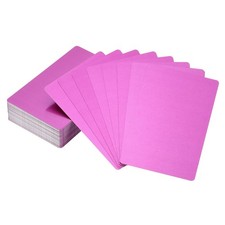 100pcs Metal Business Cards Blank Aluminum Laser Engrave Printable Purple