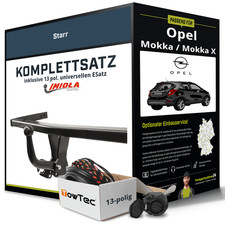 Anhängerkupplung starr für OPEL Mokka / Mokka X +E-Satz AHK NEU ABE