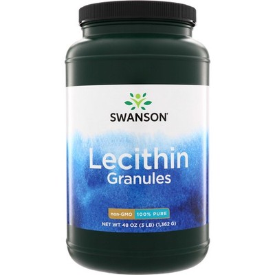 Swanson 100% Pure Non-gmo Lecithin Granules, 48 oz
