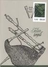 Bagpipes Torupill Exhibition Tallinn Estonia Card Aland Finland FDC Maxi 2018