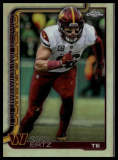 2025 Topps Chrome Football Zach Ertz Refractor #297