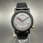 Seiko Watch Women 25mm Silver Dial Gray Tone Round 2P20-0B39 New Battery NOS