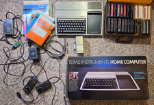TEXAS INSTRUMENTS TI-99/4A VINTAGE HUGE LOT GAMES VOICE