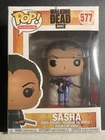 Funko POP The Walking Dead 577 Sasha Damaged Box