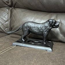Vintage Cast Iron Dog-Shaped Nut & Shell Cracker Black Lever, Model 712 MPN 24H