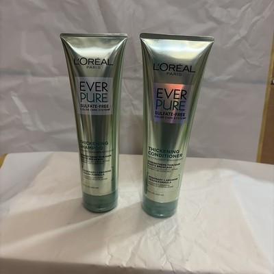 L'Oreal Paris Ever Strong Sulfate-Free Thickening Conditioner 8.5 &Shampoo. 8.5