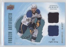 2008 Upper Deck Artifacts Frozen Jersey Dual Blue 3/50 Brad Boyes #FAD-BB 00ah