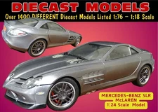 MERCEDES-BENZ SLR McLAREN IN GRAPHITE GREY RARE 1:24 SCALE COLLECTORS MODEL CAR