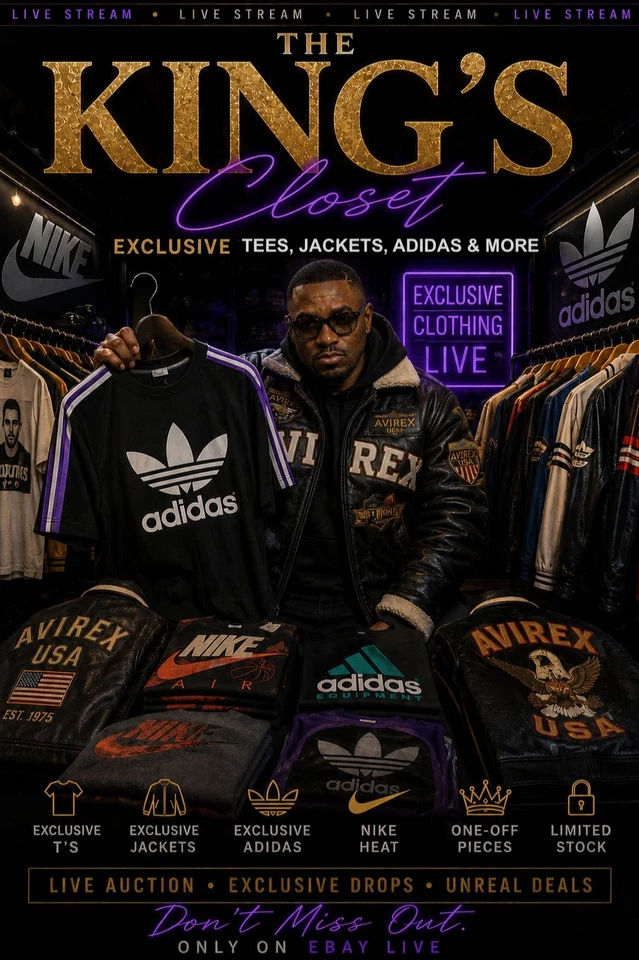 Exclusive clothing! 💥 Adidas & Streetwear Starting at £1 🔥