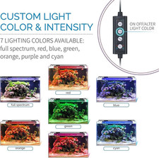 Hygger HG-978 24/7 LED Aquarium Light Dimmable Timer RGB 12-54" Tank