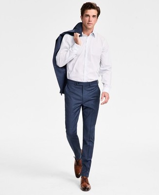 calvin klein skinny fit dress pants Calvin Klein Men's Skinny-Fit Wool Blend Suit Pants MSRP $200 – DGFOutlet main image 1