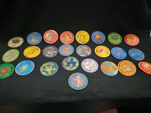 Pokemon Lot of 25 TAZOS 2 FRITO LAYS Charizard Pikachu Holo 3D Set Not Complete