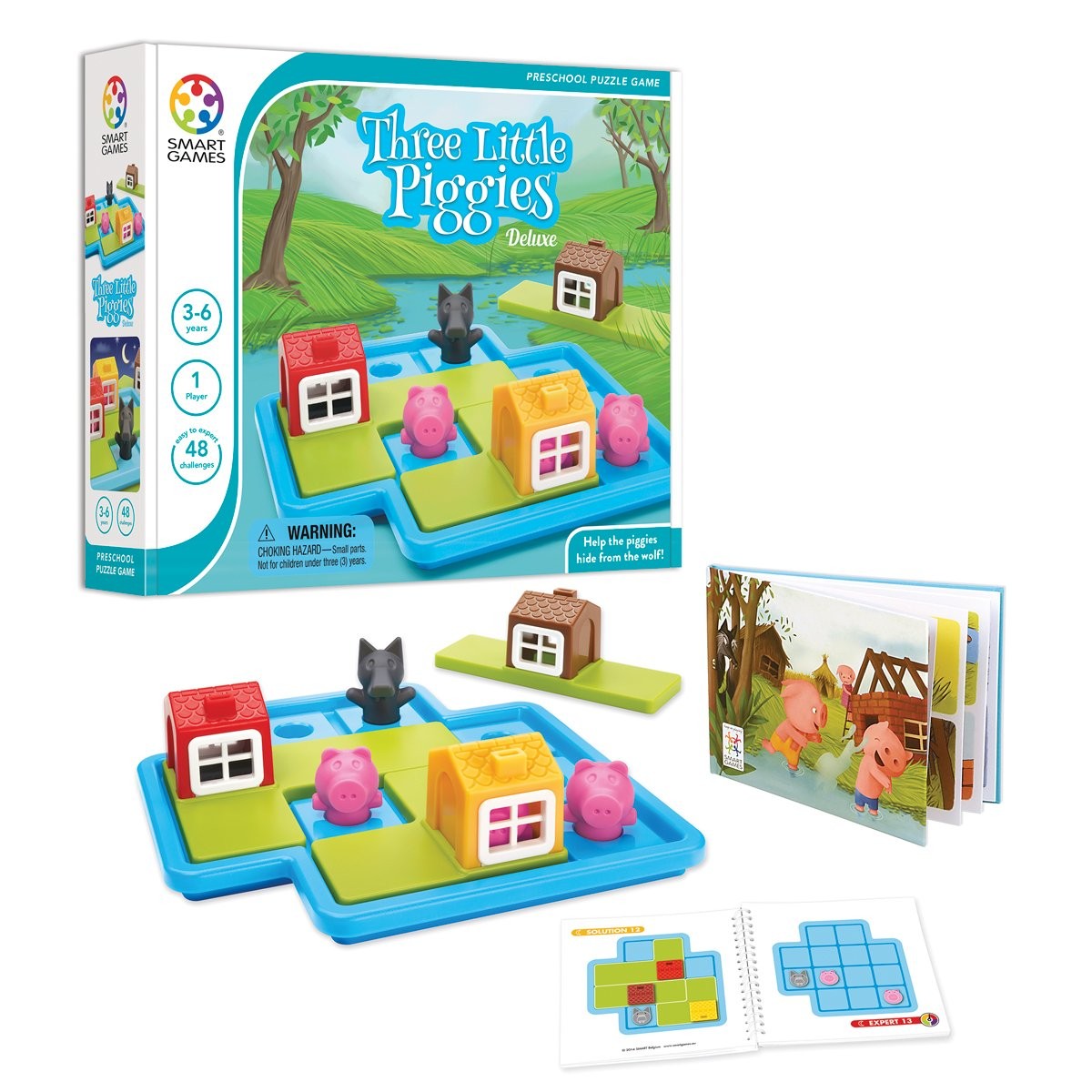 Умные игры - Three Little Piggies Deluxe игра-головоломка для детей дошкольного возраста с 48 заданиями 8790₽