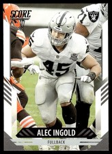 2021 Score #231 Alec Ingold - Las Vegas Raiders