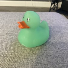 UV Color Changing Green Duck Rubber Ducky Ducking - Large 3  x 4  