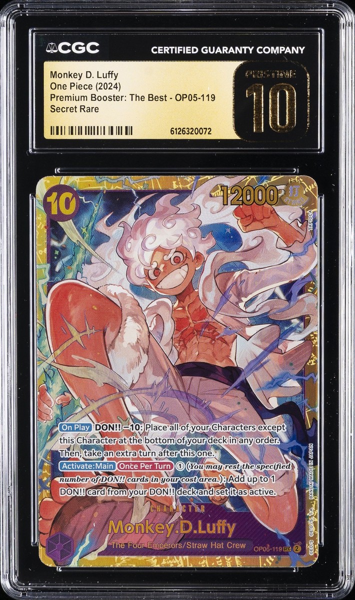 CGC PRISTINE金10 PSA10以上　ルフィ　OP05-119 2024 ONE PIECE #OP05-119 MONKEY D. LUFFY CGC 10 PRISTINE | eBay