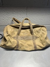 Wwii Us Military Canvas Duffel Bag Double Strap Vintage Army Field Gear