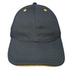 Mcdonald's Snapback Hat Solid Blue One Size Adjustable Vent Holes Employee