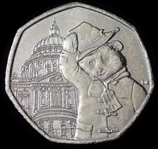UK 50 Pence 2019 Elizabeth II Paddington at St Paul s Coin WCA B465