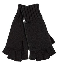 Heat Holders - Womens Fingerless Gloves with Fluffy Fleece Inner