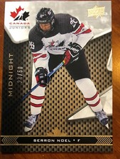 18-19 UD Toronto Fall Expo Promo Canada Juniors #26 Serron Noel Midnight /50