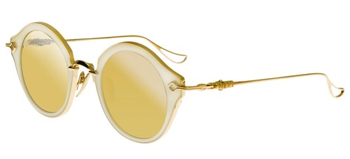 Occhiali da Sole Chrome Hearts BELLA PEARLED ROSE GOLD/GOLD 45/24/133 donna  | eBay