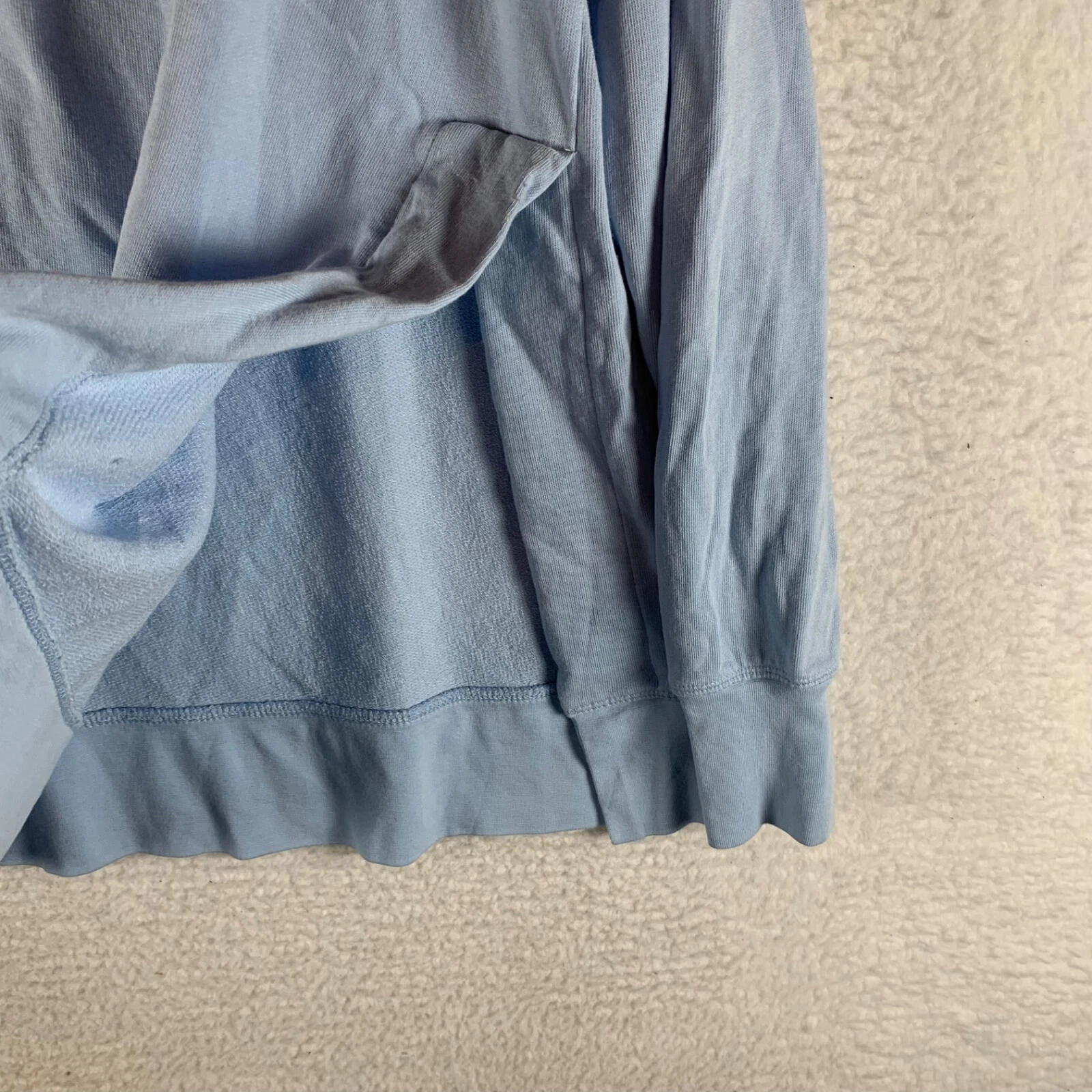 sweaty-betty long sleeve crew neck side split sweatshirt