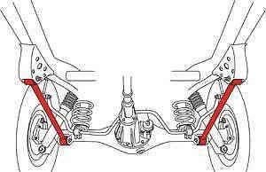 SPC ЗАДНИЙ РЫЧАГ УПРАВЛЕНИЯ НАБОР 91-97 TOYOTA LAND CRUISER 25960 (ПАРА) - Изображение 2 из 2
