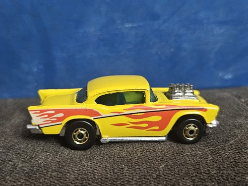 Vintage 1984 Flying Colors Hot Wheels ~ 57 Chevy ~ (Blackwall-Malaysia) - Picture 4 of 6