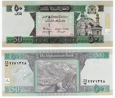 AFGANISTAN P-69g 50 Afganis 2019 UNC