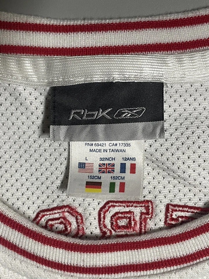 复古 Reebok Allen Iverson I3 篮球球衣青少年大号 Y2K — 第 4/4 张图片