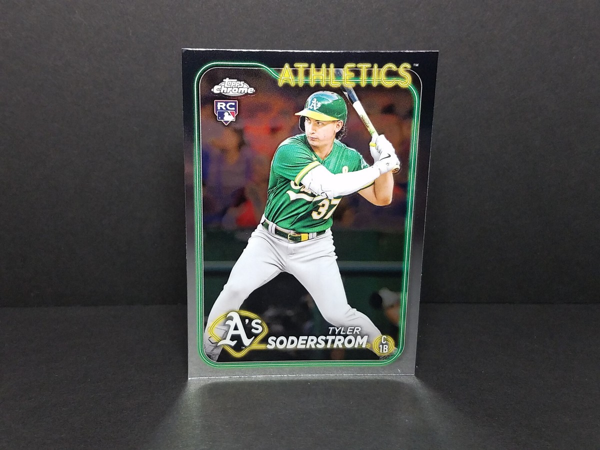 2024 Chrome #298 Tyler Soderstrom, Athletics (RC) - Base Chrome 