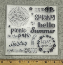 CTMH Stamp Of The Month - Soak Up the Sun - S2405E New "Holiday" Spelling