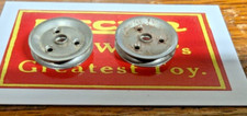 2 PAIR  "AM" PULLEYS A.C. GILBERT ERECTOR SET