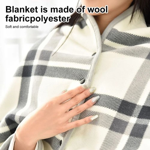Winter Wearable Blankets Lazy Casual Office Blanket for Women and Office Use - Picture 5 of 14