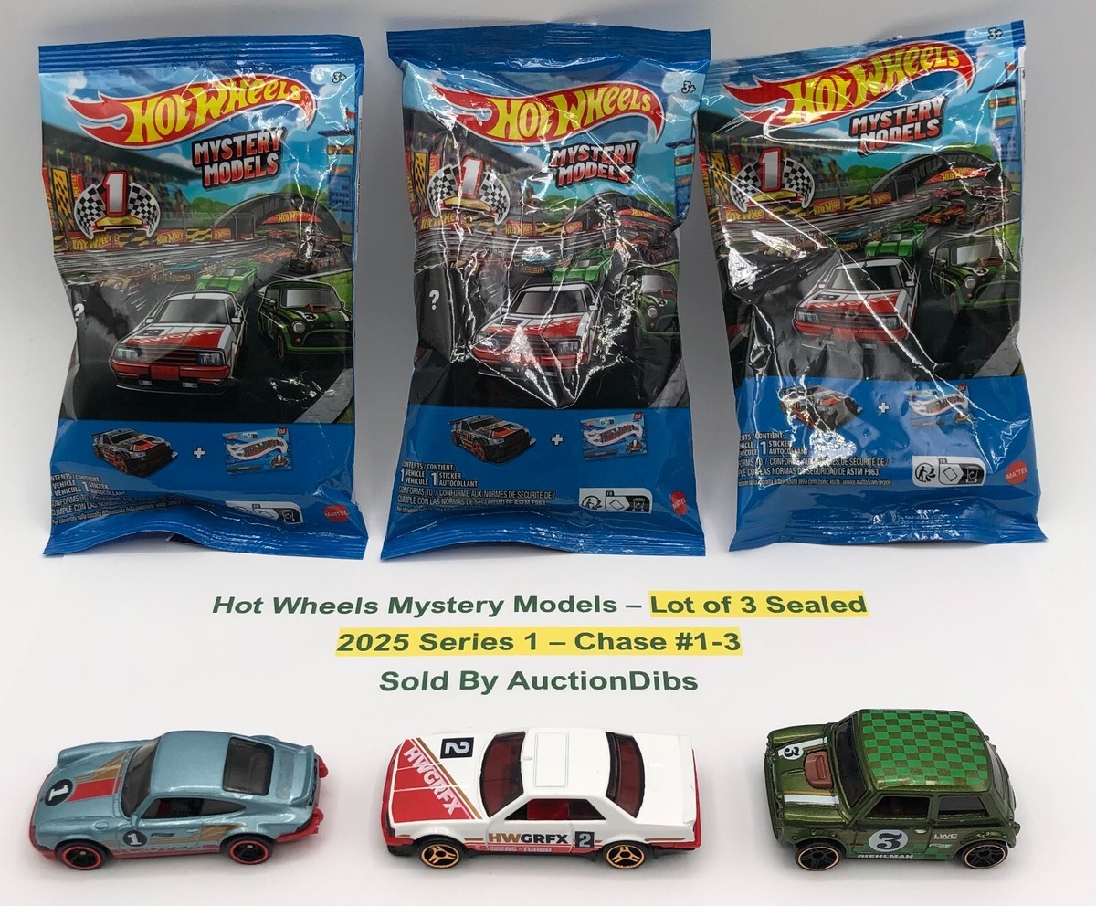 ホットウィール MYSTERY BONE SHAKER 3台 2018 Hot Wheels Mystery Models Series 3 #2 Chase Bone Shaker