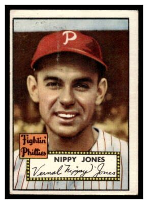 1952 Topps BASEBALL #213 Nippy Jones 52T2-02