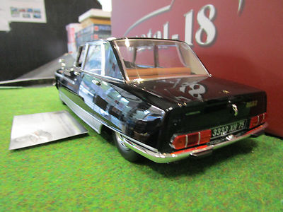 CITROËN DS 21 CHAPRON LORRAINE 1969 PRESIDENT A.POHER noir 1/18