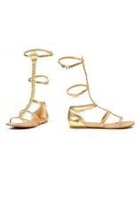Women's Egyptian Gold Greek Roman Historical Sandals SIZE 7 Used 