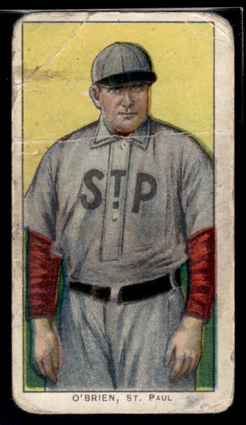 1909-11 T206 ~ Sovereign 350 ~ Peter O'Brien St. Paul Saints TOUGH