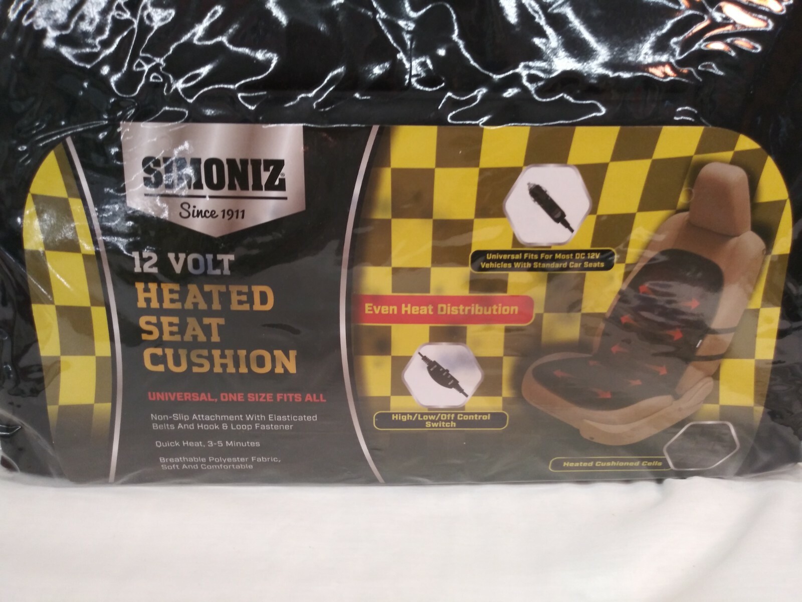 SIMONIZ UNIVERSAL12 VOLT HEATED SEAT CUSHOIN eBay